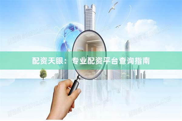 配资天眼：专业配资平台查询指南